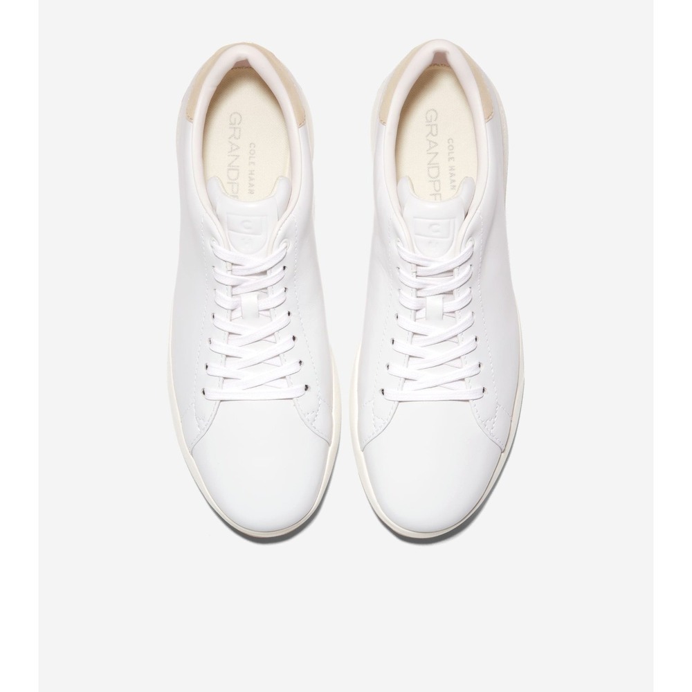 Cole Haan Grandpro Tennis Mens Size 12 Sneaker Shoes White ‎ Leather C22584 NEW - Picture 7 of 8